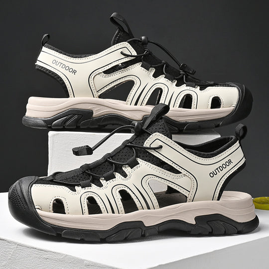 Damen Sportliche Outdoor-Sandalen mit verstellbarem Schnellschnürsystem und rutschfester Sohle EB