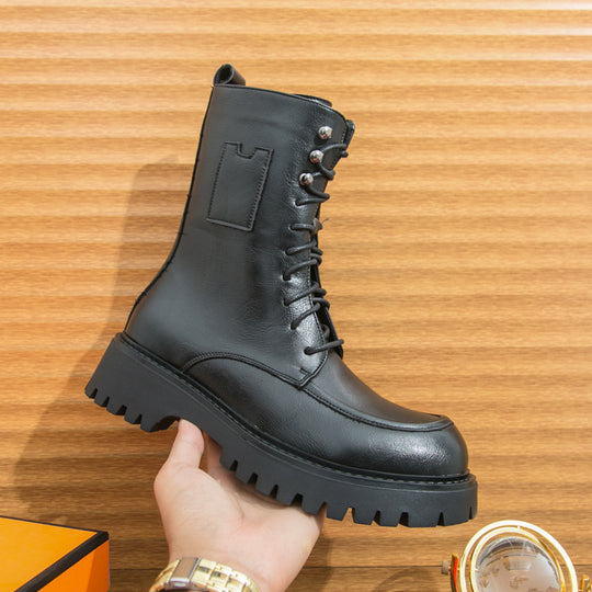 Damen Hohe Schnürboots mit rutschfester Sohle und robustem Obermaterial EB
