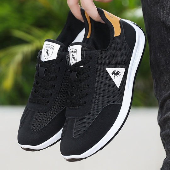 Damen Sportliche Leichtlauf-Sneaker mit rutschfester Sohle und atmungsaktivem Obermaterial EB