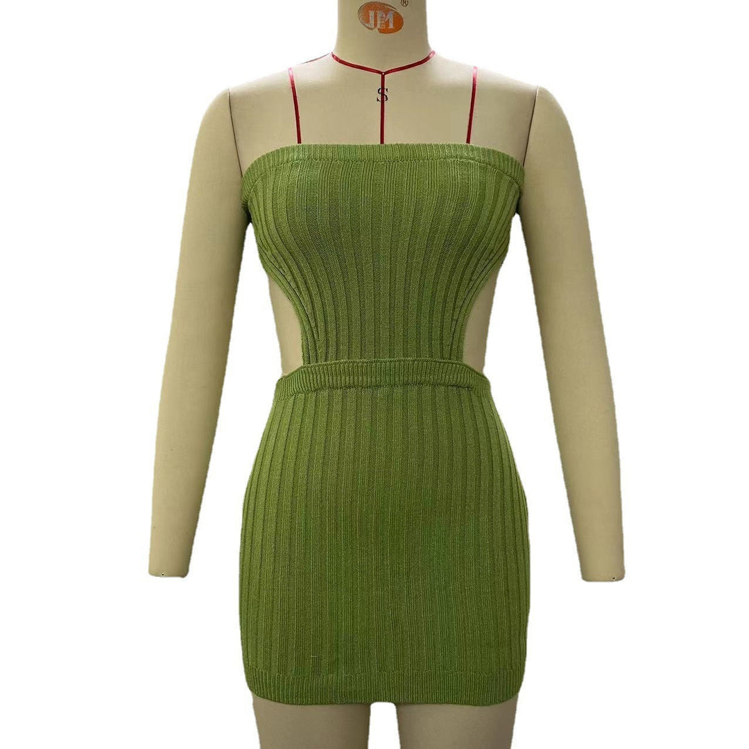 Damen figurbetontes Mini-Kleid mit Cut-Out-Details EB