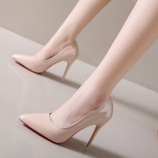 Damen elegante Stiletto-Pumps mit modischer Spitzenform EB