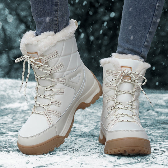 Damen Winterfunktionsstiefel mit isolierendem Warmfutter und rutschfester Sohle EB