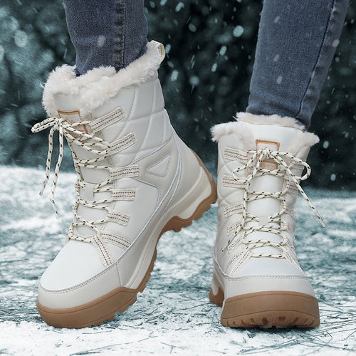 Damen Winterfunktionsstiefel mit isolierendem Warmfutter und rutschfester Sohle EB