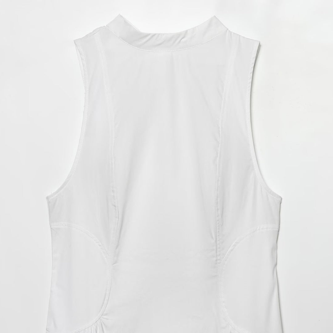 Damen Maxikleid mit elegantem Rundhalsdesign und fließendem Schnitt EB