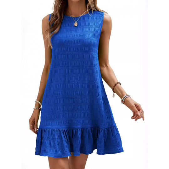 Damen Freizeitkleid mit ansprechendem Volantdesign EB