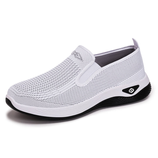 Damen Atmungsaktive Slip-On Sneakers mit flexiblem Obermaterial EB