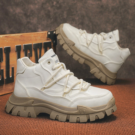 Damen Trendige High-Top Sneakers mit rutschfester Sohle und dämpfender Innenausstattung EB