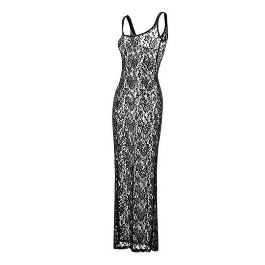 Damen Spitzenkleid im attraktiven Schnitt EB