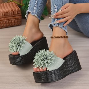 Damen Espadrilles mit modischem Blumendesign EB