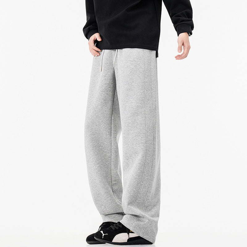 Damen weite Lounge-Jogginghose mit elastischem Bund, Kordelzug und legerer Culotte-Passform EB