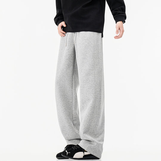 Damen weite Lounge-Jogginghose mit elastischem Bund, Kordelzug und legerer Culotte-Passform EB
