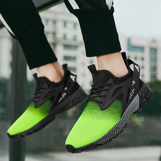 Damen Sportliche Atmungsaktive Sneakers mit rutschfester Sohle und flexiblem Design EB