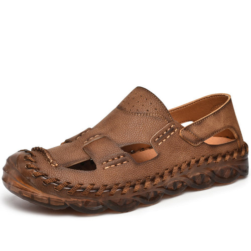 Herren Atmungsaktive Sandalen mit perforiertem Design und rutschfester Sohle EB