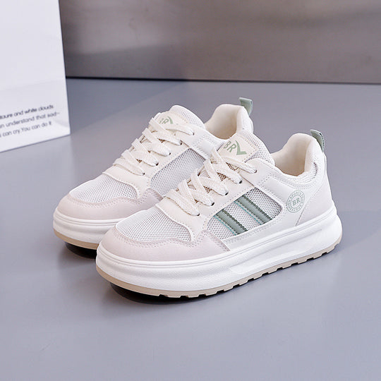 Damen Sportliche Sneakers mit atmungsaktiver Mesh-Oberfläche und stabilisierender Sohle EB