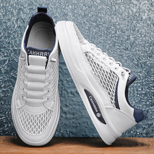 Unisex atmungsaktive Mesh-Plateau-Sneaker mit leichter Dämpfung und gepolstertem Komfortfußbett EB
