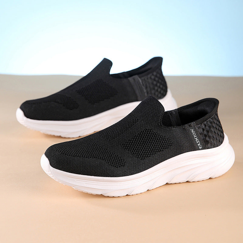 Damen Komfortable Slip-On Sneakers EB