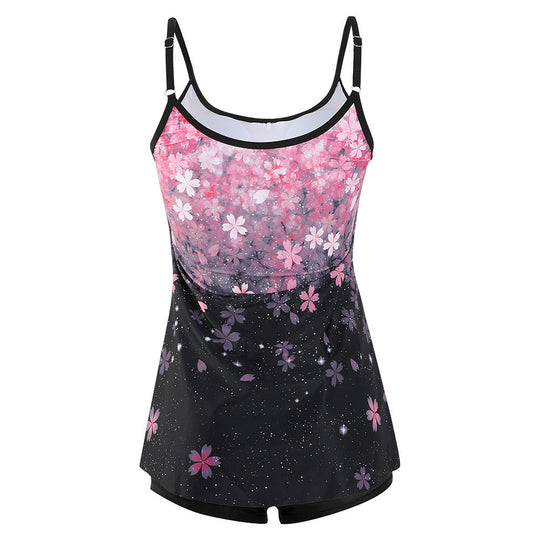 Damen lässiger Strandtop mit Shorts EB