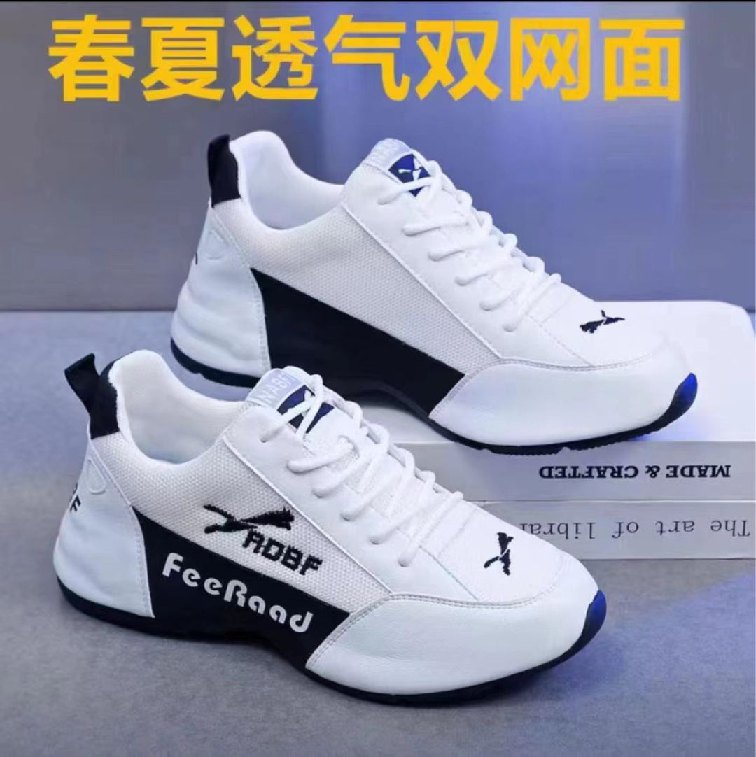 Damen Sportliche Freizeitsneaker mit atmungsaktiver Mesh-Oberfläche und flexiblem Fußbett EB