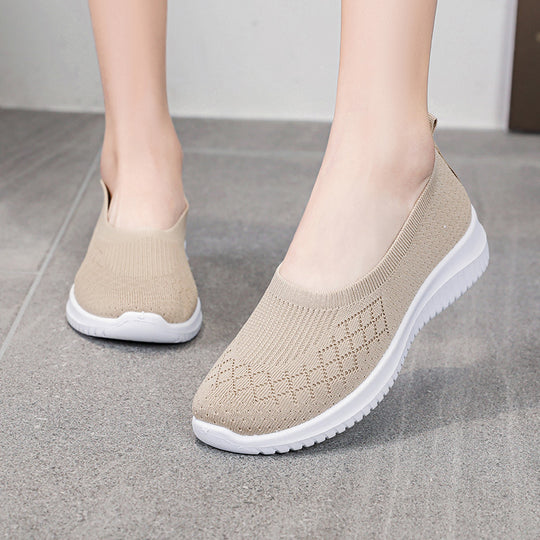 Damen elegante und flexible Slip-On Sneakers EB