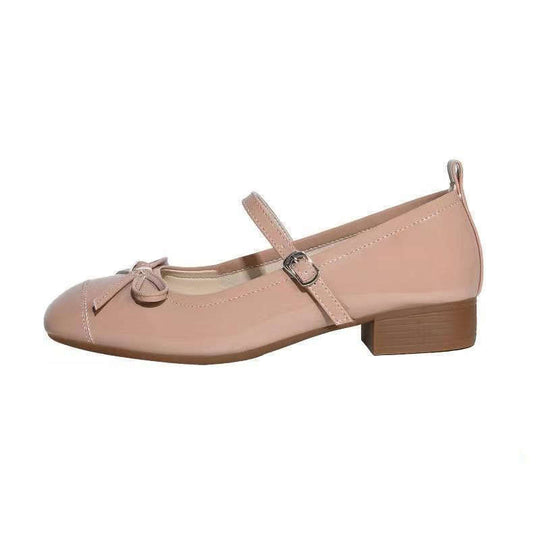 Damen Ballerinas mit dekorativem Riemchen und moderner Schleifenapplikation EB