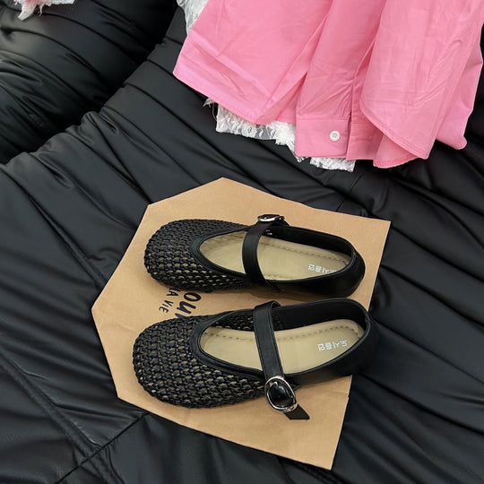 Damen Riemchenpumps mit luftigem Netzdesign und elegantem Riemen EB