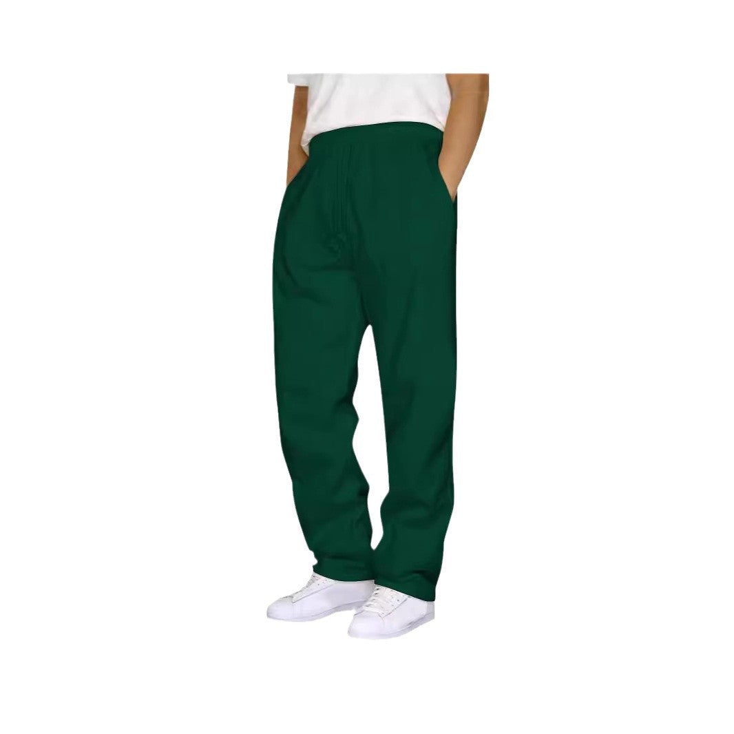 Damen nan ungekürzte Relax-Freizeithose mit hohem Komfortbund, innenliegendem Kordelzug und seitlichen Eingrifftaschen EB