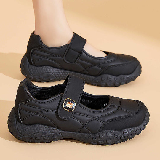 Damen bequeme Alltagsschuhe mit flexiblem Klettverschluss EB