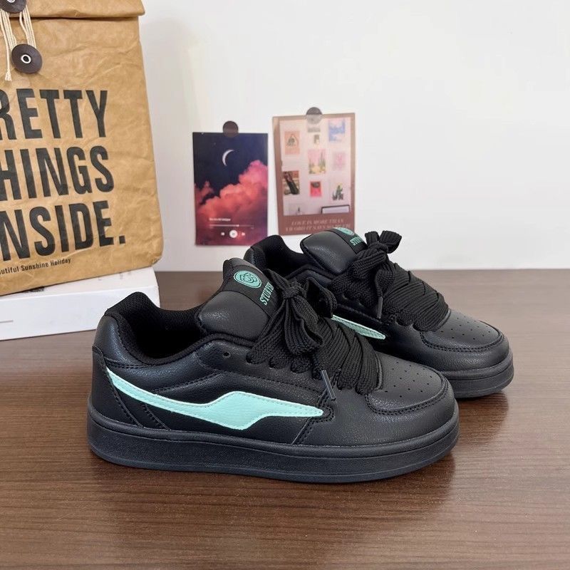 Damen Sneakers im sportlichen Vintage-Stil mit gepolsterter Innensohle EB