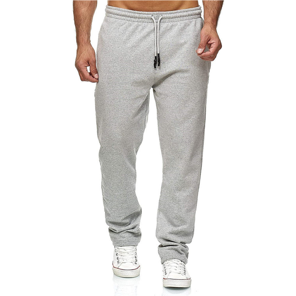 Herren nan gerade geschnittene Jogginghose mit innen angerautem Fleece, hohem Komfortbund und Kordelzug EB