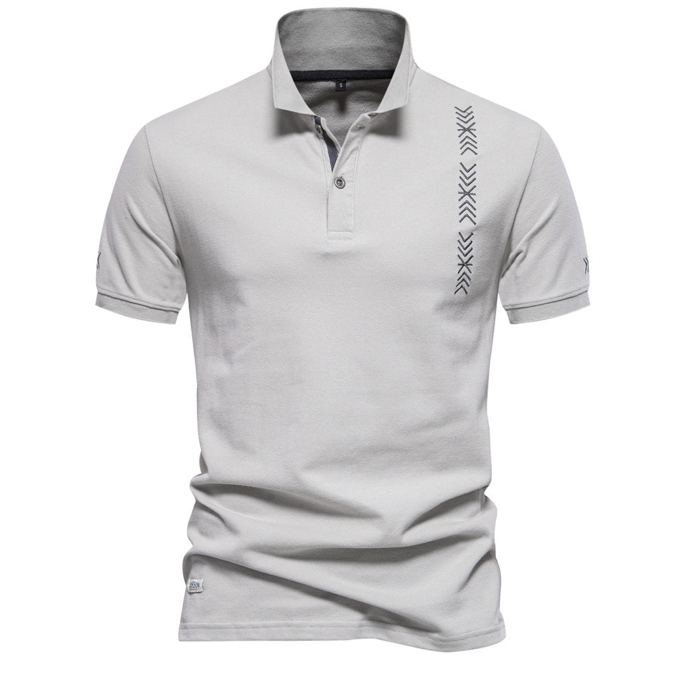 Herren Polo-Shirt mit modernem Design und feiner Struktur EB