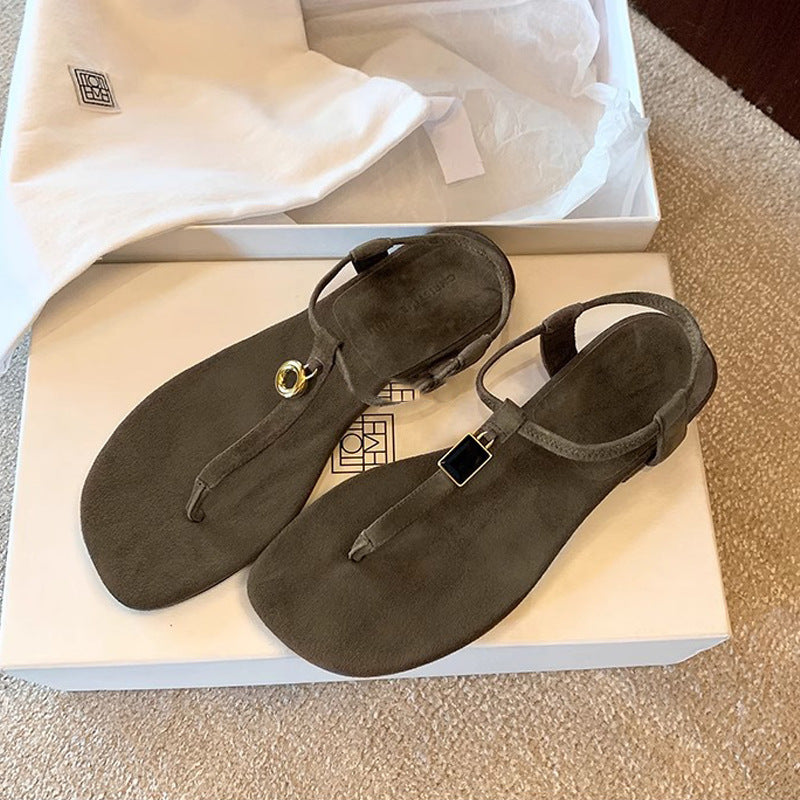Damen Lederige Sandalen EB