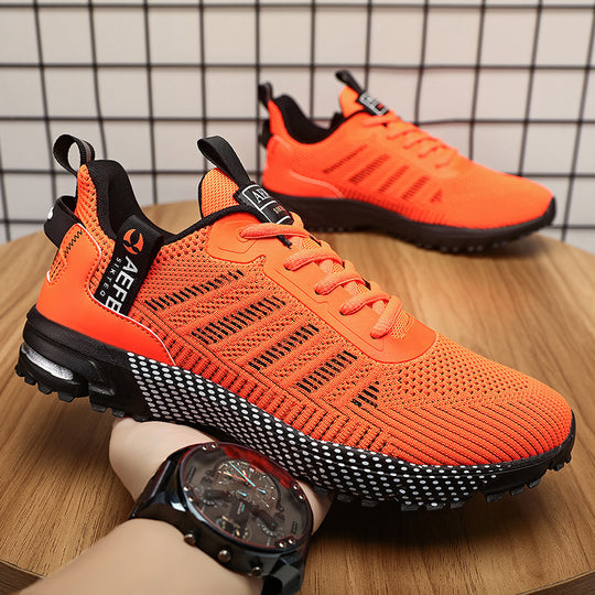 Unisex atmungsaktive Strick-Performance-Sneaker mit gepolsterter Air‑Zwischensohle EB