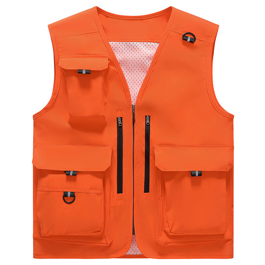 Unisex Praktische Outdoor-Weste mit mehreren Taschen R&B