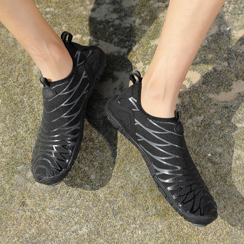 Herren nan elastischer Schlupfsneaker für Küste und Boot mit nahtlosem elastischem Obermaterial, verstärkter Zehenschale und griffiger Mehrzonen-Sohle EB
