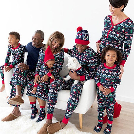 EB | Weihnachtsherz Weihnachts-Pyjamas Navy Damen