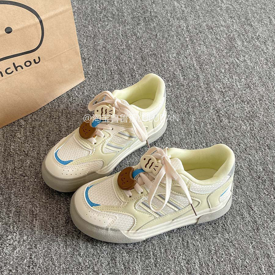 Damen Sportliche Sneakers mit innovativer Schnürsystem und atmungsaktiver Mesh-Oberfläche EB