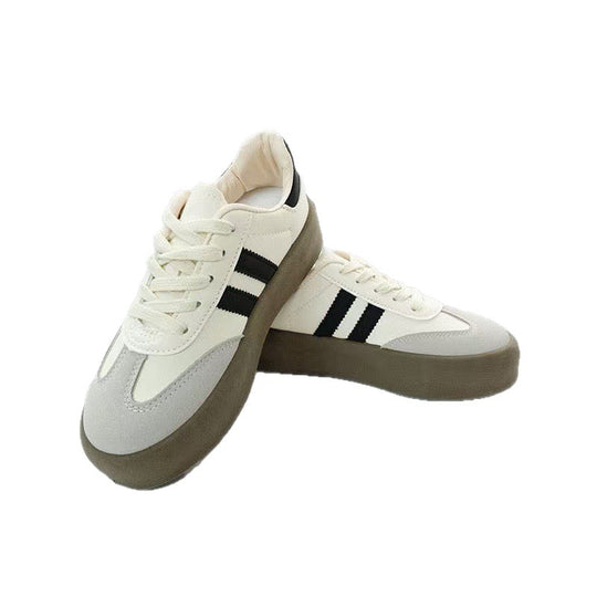Damen Trendige Sneakers mit dicker Sohle und sportlichem Design EB