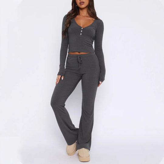 Damen lässiges Jogginganzug-Set EB