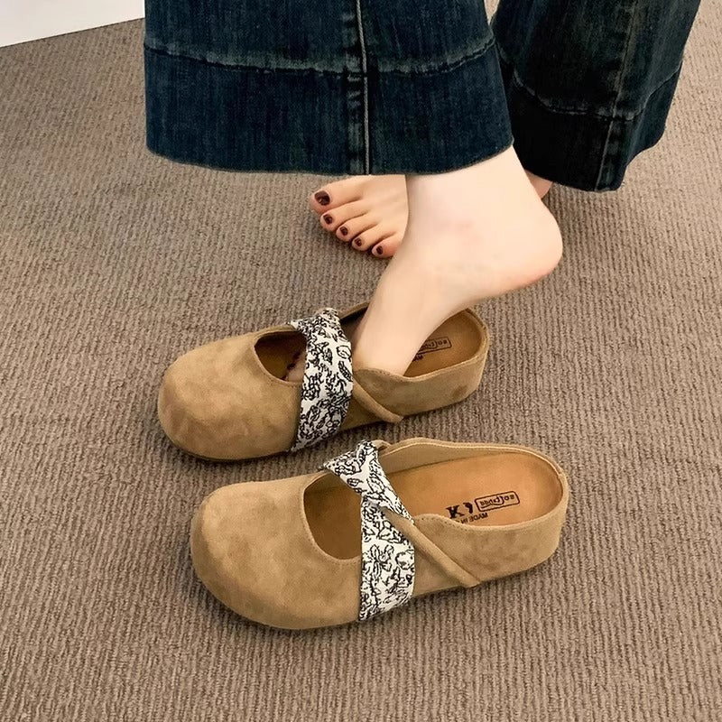 Damen Komfortable Clogs mit modischem Riemendesign EB