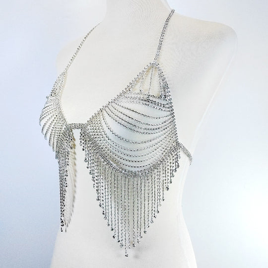 Damen Glamouröses Strandtop EB
