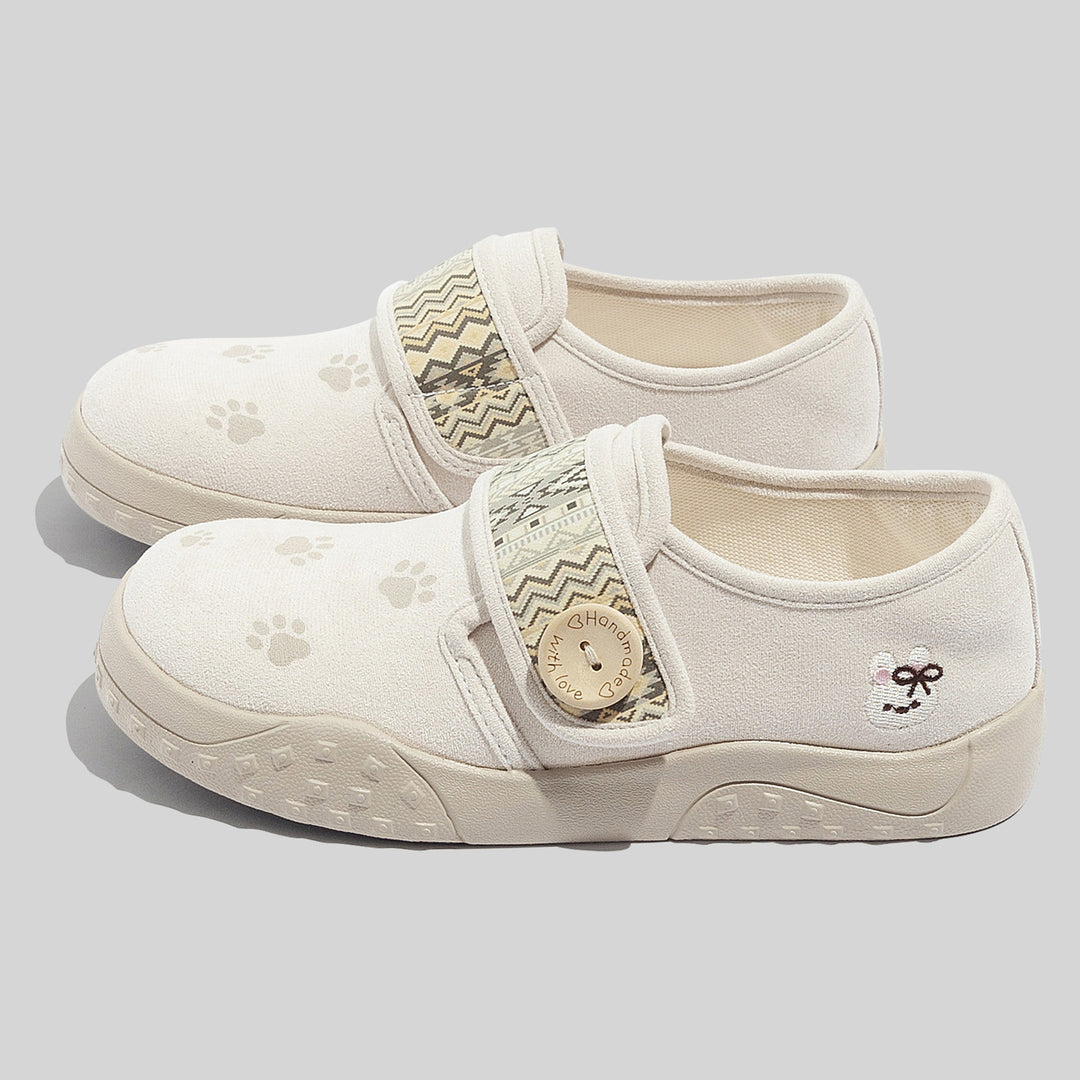 Damen Clogs mit praktischen Klettverschlüssen und tierischen Applikationen EB