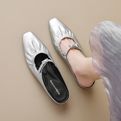 Damen Slipper mit verstellbarem Riemen EB