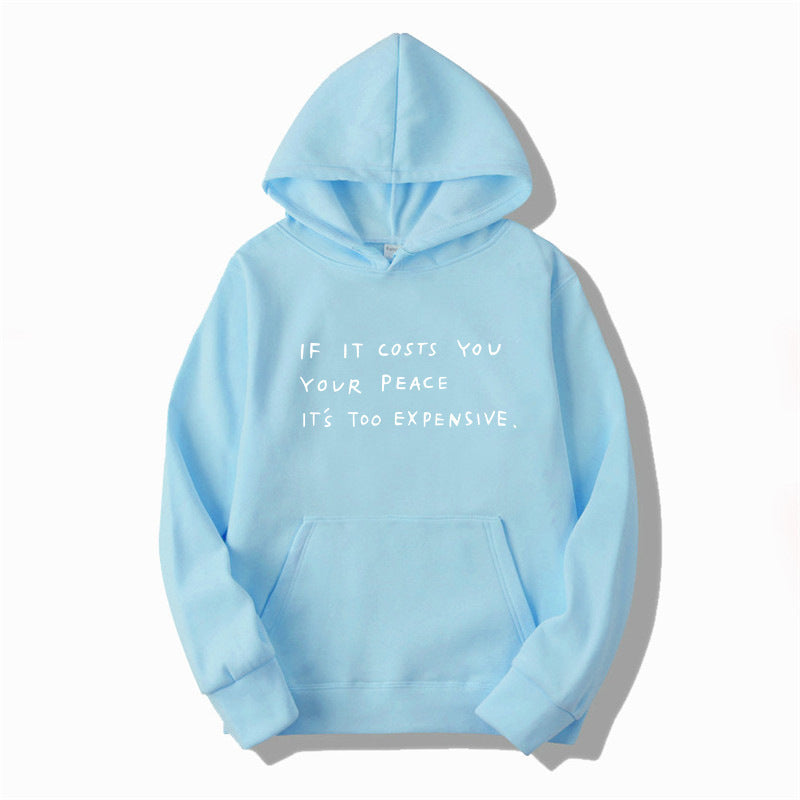 Damen Kapuzensweater mit inspirierendem Spruch und bequemer Passform EB