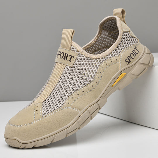 Herren Atmungsaktive Netzsneaker mit rutschfester Sohle EB