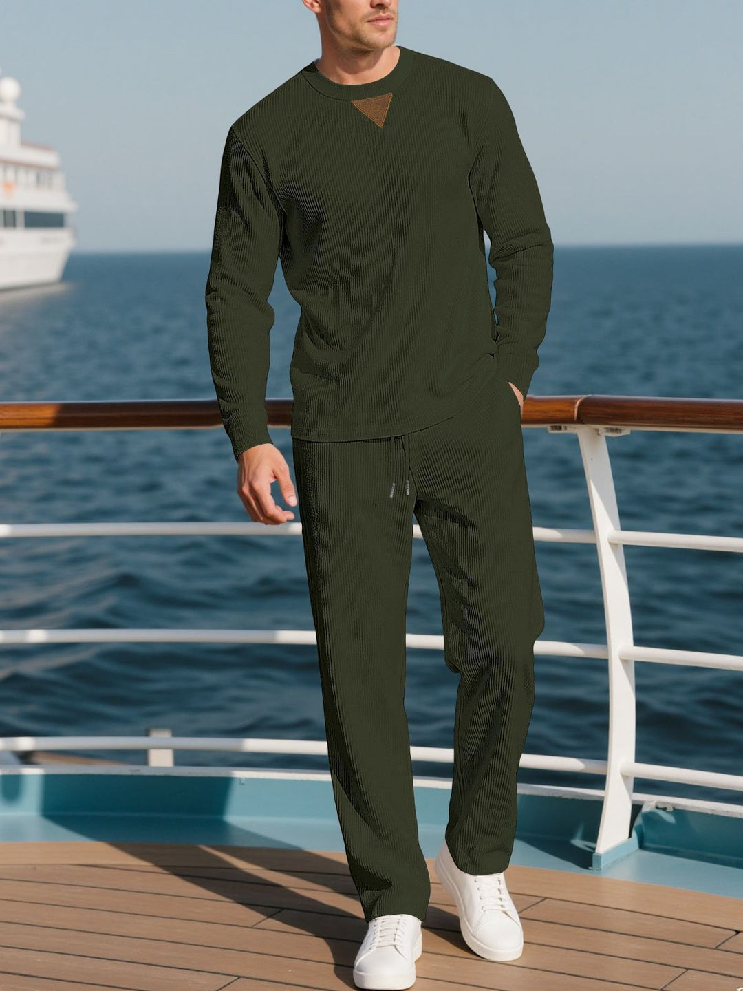 Herren lässiger Pullover und Jogginghose Set EB