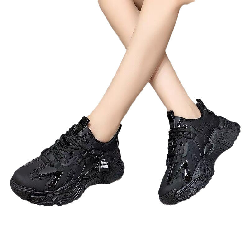 Damen Sportliche Chunky Sneaker mit atmungsaktiver Oberflächenstruktur EB