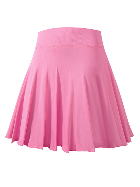 Damen Sportlicher Faltenrock EB
