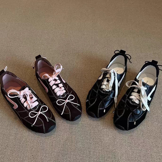 Damen modische Laufsohlen Sneaker mit innovativem Schnürsystem und atmungsaktiver Oberfläche EB
