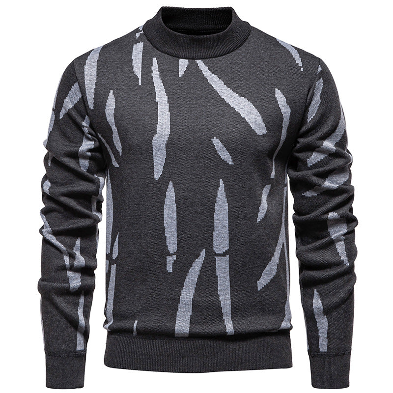 Herren modischer Sweatpullover mit einzigartigem grafischem Muster EB