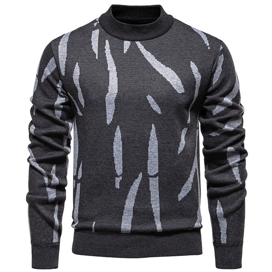 Herren modischer Sweatpullover mit einzigartigem grafischem Muster EB